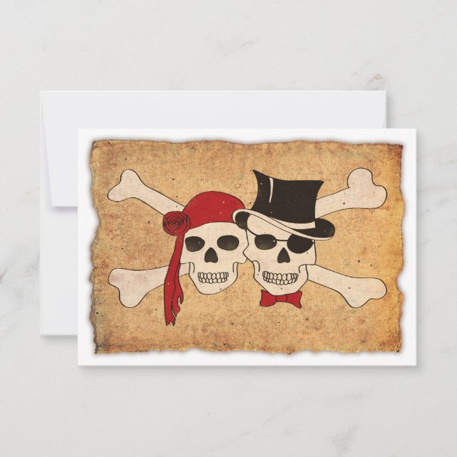 pirate love invitation (Front)