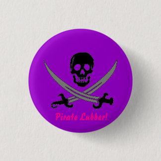 Pirate Lubber! 3 Cm Round Badge
