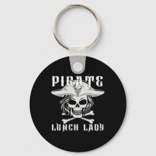Pirate Lunch Lady Family Halloween Costume Key Ring