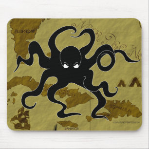 Pirate Map #1 Mouse Mat