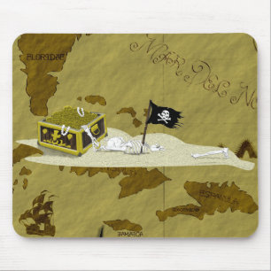 Pirate Map #1 Mouse Mat