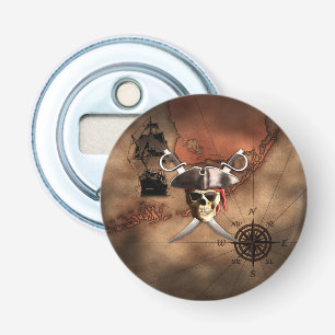 Pirate Map Bottle Opener