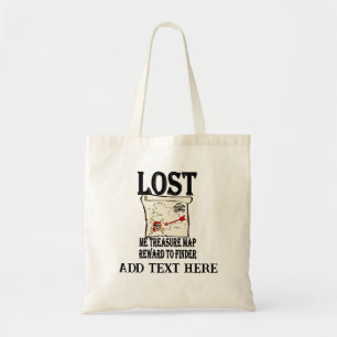 Pirate Map Canvas Bags
