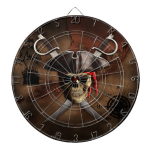Pirate Map Dartboard