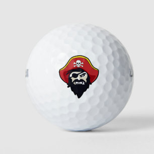 Pirate Mascot Golf Balls