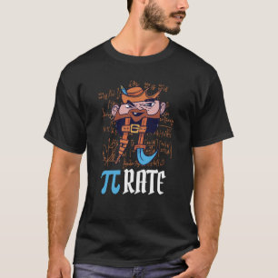 Pirate Math Pi rate Symbol Pi Day Teacher 3 14 Mar T-Shirt