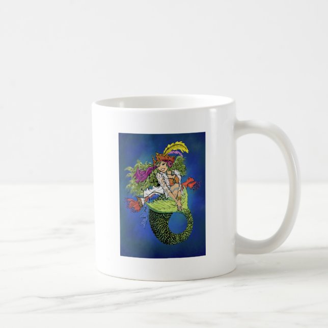Pirate Mermaid Coffee Mug (Right)