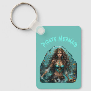 Pirate Mermaid Lady Thunder_Cove Key Ring