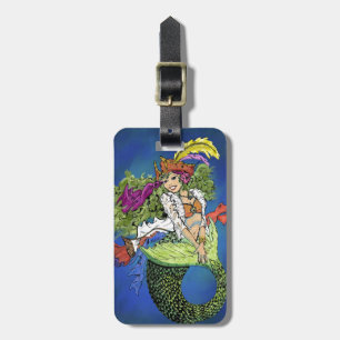 Pirate Mermaid Luggage Tag