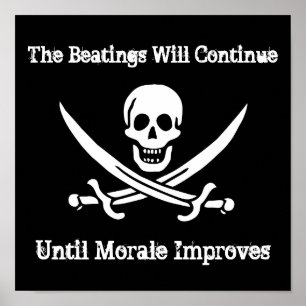 Pirate Morale Booster Poster