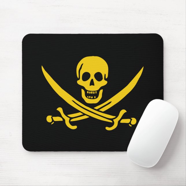Pirate Mouse Mat (With Mouse)