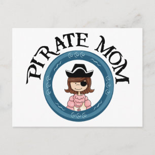 Pirate Mum Postcard