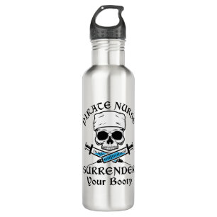 Pirate Nurse Surrender Your Booty 710 Ml Water Bottle