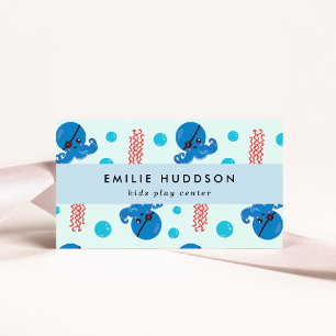 Pirate Octopus, Pirate Jellyfish, Activity Centre Business Card