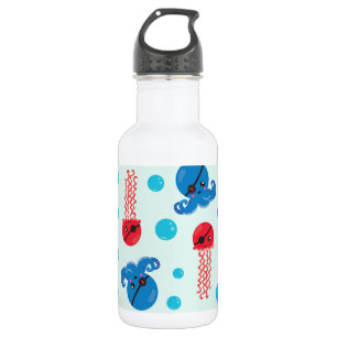 Pirate Octopus, Pirate Jellyfish, Sea Animals 532 Ml Water Bottle