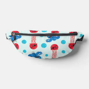 Pirate Octopus, Pirate Jellyfish, Sea Animals Bum Bags