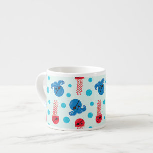 Pirate Octopus, Pirate Jellyfish, Sea Animals Espresso Cup