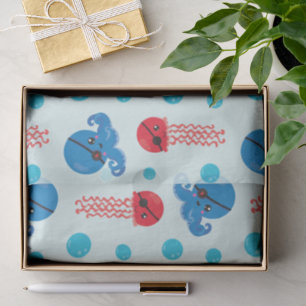 Pirate Octopus, Pirate Jellyfish, Sea Animals Tissue Paper