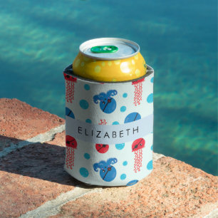 Pirate Octopus, Pirate Jellyfish, Sea, Your Name Can Cooler