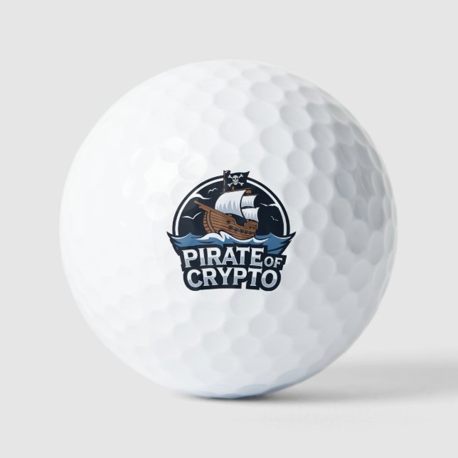 Pirate of Crypto Golf Balls (Front)