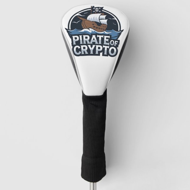 Pirate of Crypto Golf Head Cover (Front)