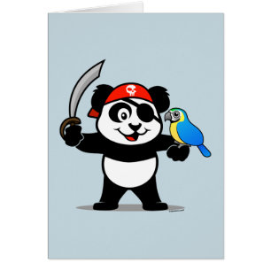 Pirate Panda Card
