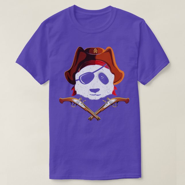 Pirate Panda Gift Kids T-Shirt (Design Front)
