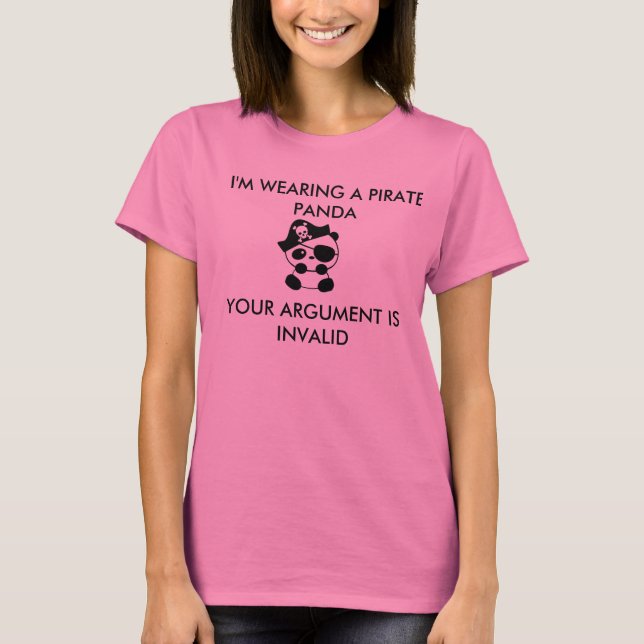 Pirate Panda Shirt (Front)