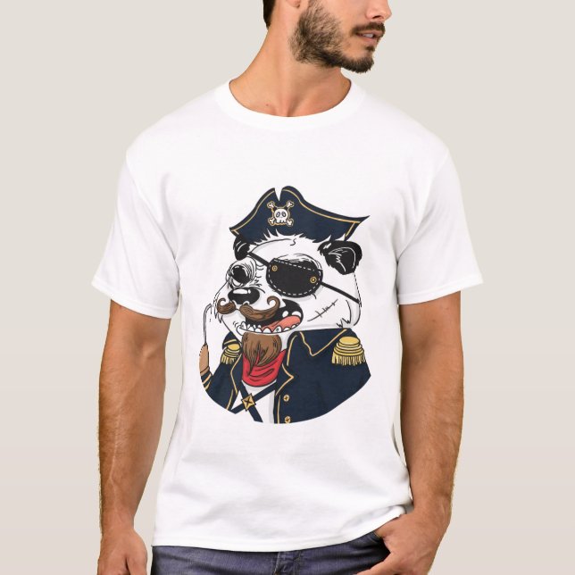 Pirate Panda T-Shirt (Front)
