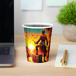 Pirate Paper Cups