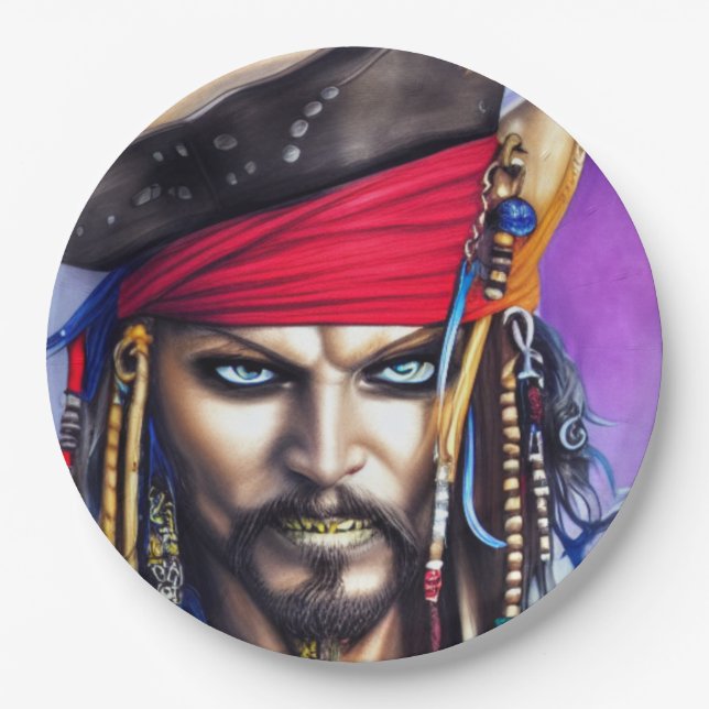 Pirate Paper Plates (Front)