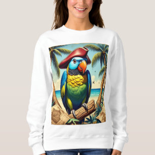 Pirate Parrot 🦜🌴 Island Adventure Sweatshirt