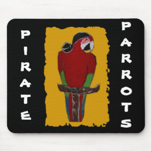 Pirate Parrot Mouse Mat