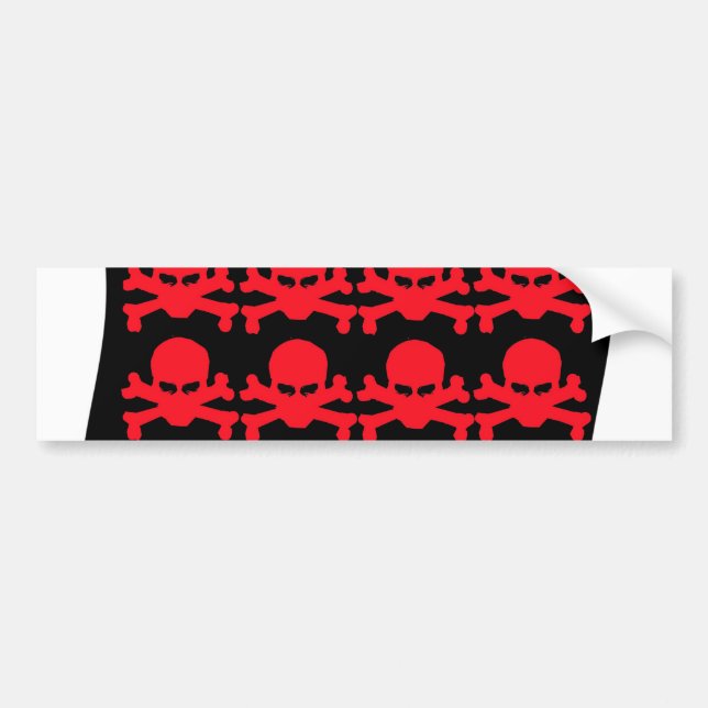 PIRATE PARROTS BUMPER STICKER (Front)