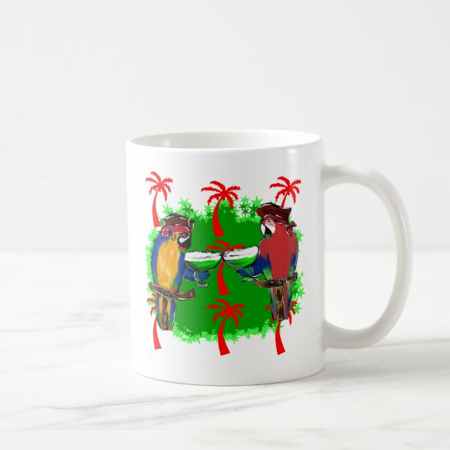 PIRATE PARROTS COFFEE MUG (Right)