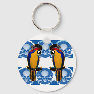 Pirate Parrots Key Ring