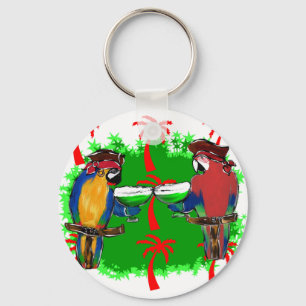 PIRATE PARROTS KEY RING