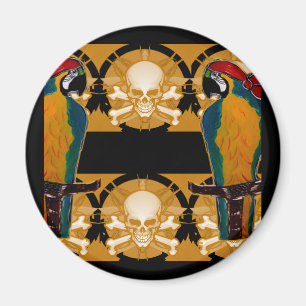 Pirate Parrots Magnet