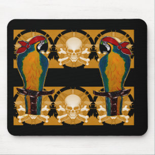 Pirate Parrots Mouse Mat