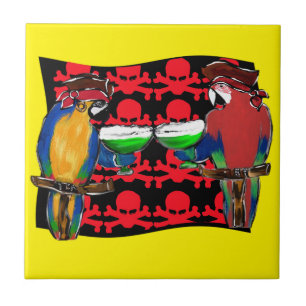 Pirate Parrots Tile