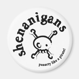 Pirate Parrrrty Magnet