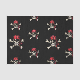 Pirate Party Adult Salty Skulls Tissue Paper