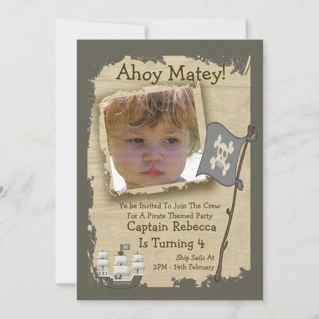 Pirate Party Announcement (Front)