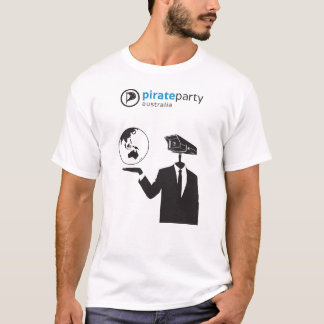 Pirate Party Australia : Global Surveillance T-Shirt