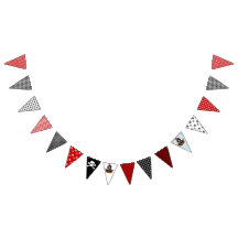 Pirate Party Bunting Flag
