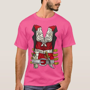 Pirate Party Costume Captain Boating Halloween T-Shirt