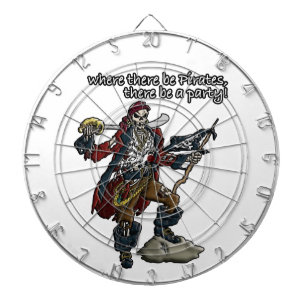 Pirate Party Dartboard