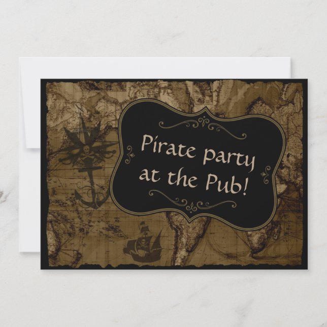 Pirate Party Invitation (Front)