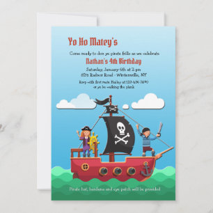Pirate Party Invitations