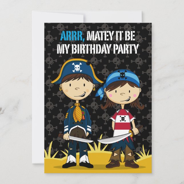 Pirate Party Invite (Front)